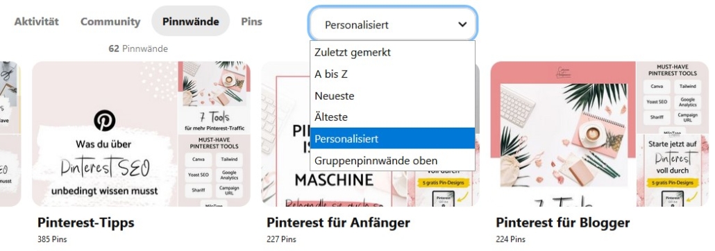 Pinterest Pinnwande Strategisch Erstellen So Geht S Carina Hartmann