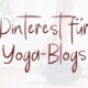 Yoga ist beliebt wie nie. Die Yoga-Bloggerin Elena gibt einen Einblick wie die Reichweite ihres Blogs dank Pinterest explodiert ist.