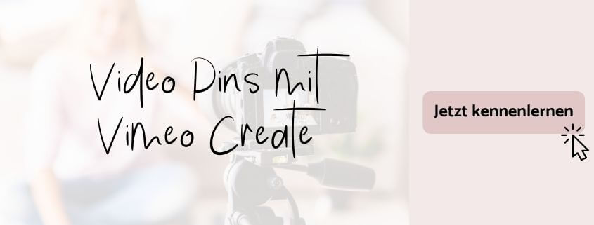Vimeo Create ist ein weiteres Tool, um eigene Video Pins zu erstellen.