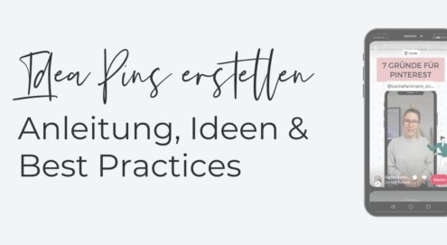 Idea Pins Anleitung Pinterest